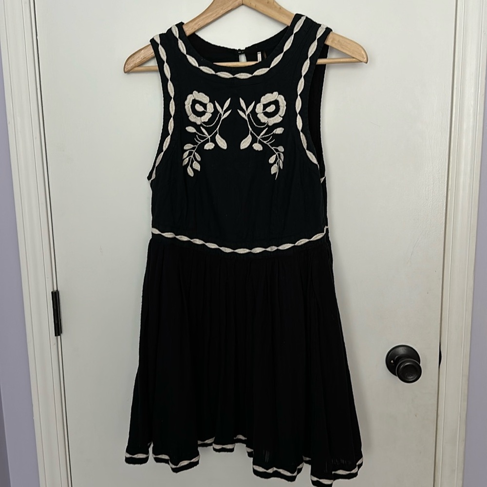 Free People embroidered dress
